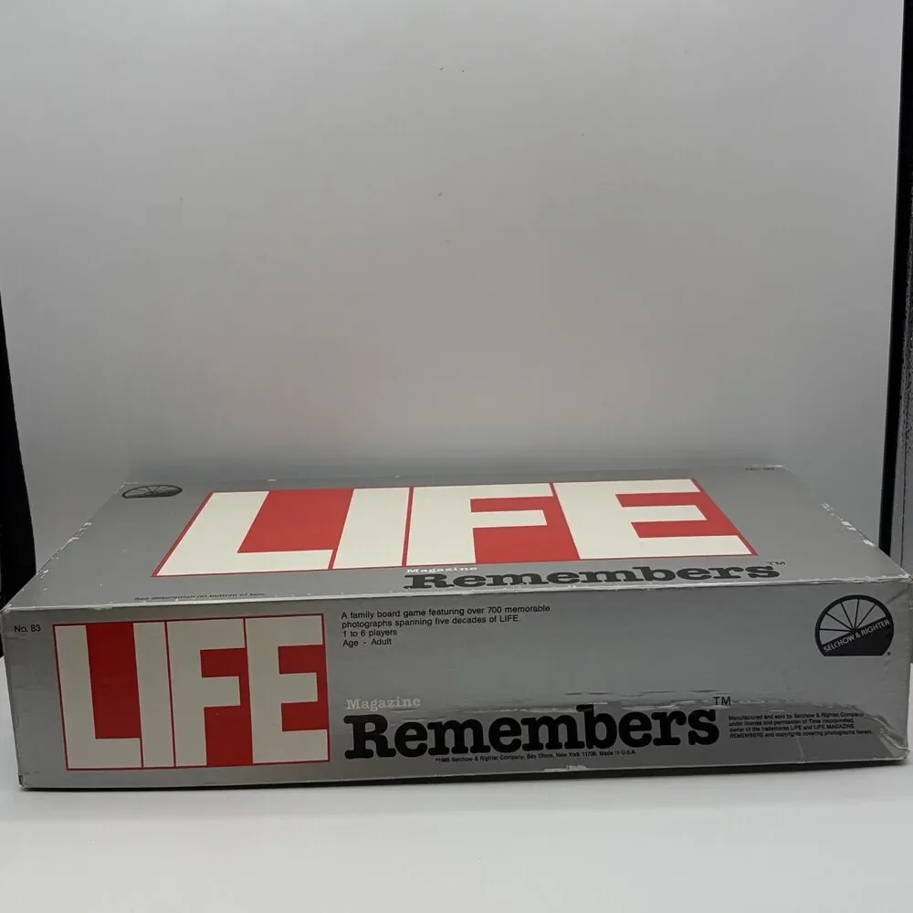 Vintage 1985 Life Magazine Remembers Game Selchow & Righter No. 83. Cool History